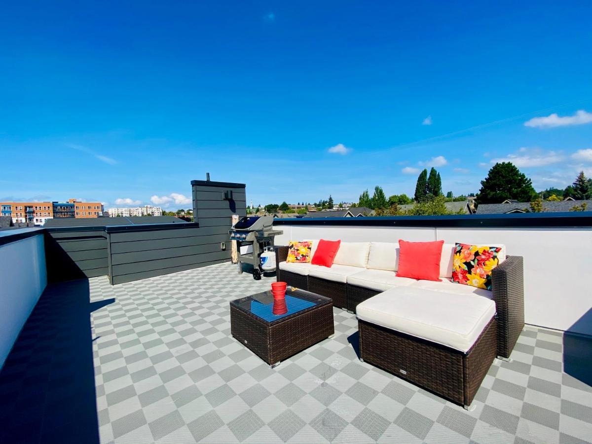 Modern Ballard Townhouse - 92 Walkscore & Rooftop! Seattle Zewnętrze zdjęcie